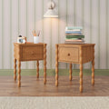Jenny Nightstand With Shelf (Set of 2)
