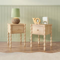 Jenny Nightstand With Shelf (Set of 2)
