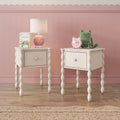 Jenny Nightstand With Shelf (Set of 2)