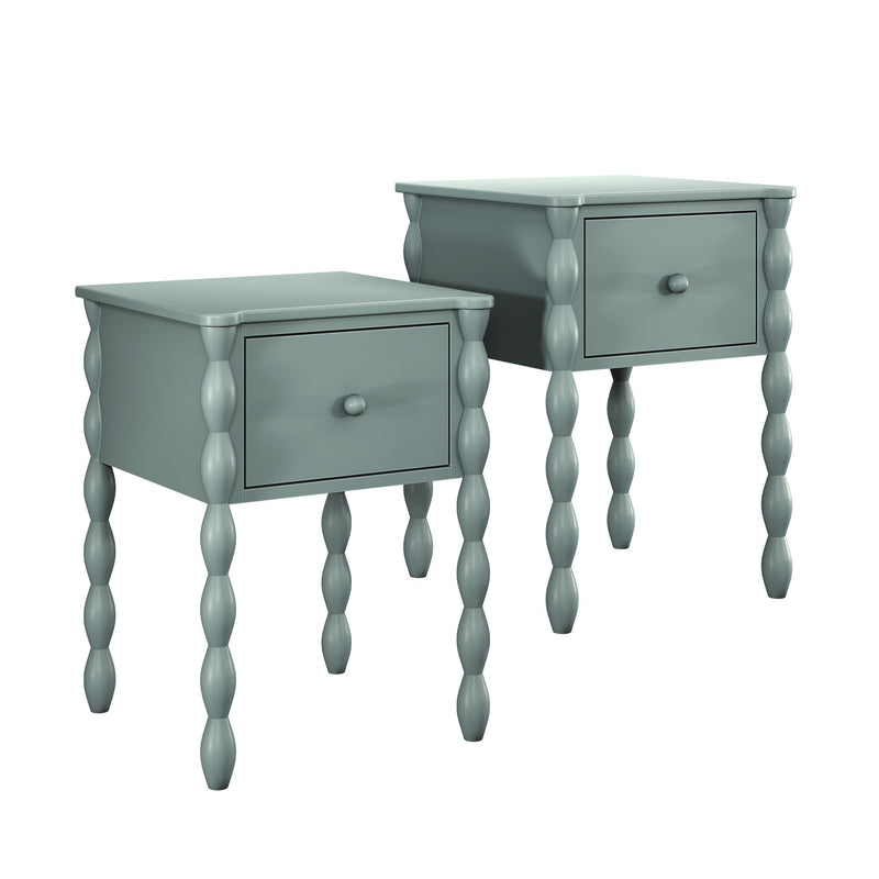 Jenny Nightstand With Shelf (Set of 2)