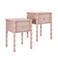 Jenny Nightstand With Shelf (Set of 2)