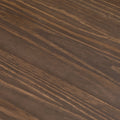 Dark brown wood grain texture, close-up stained wood tabletop — hardwood surface background for furniture, flooring, and interior design