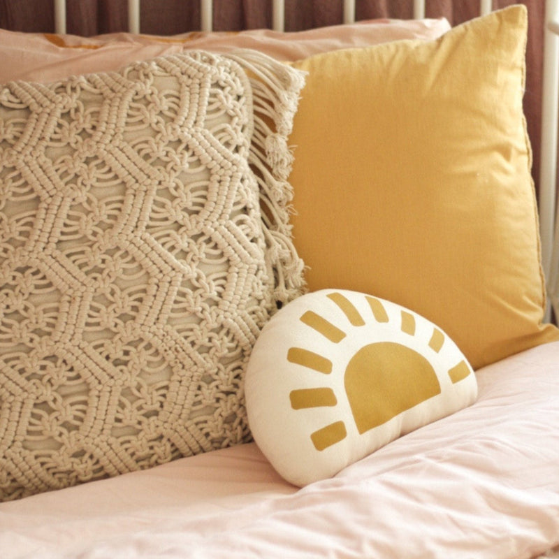 gold sunshine pillow