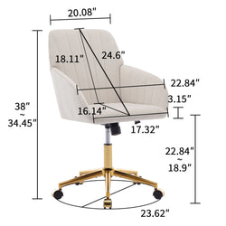 desk chair dimension