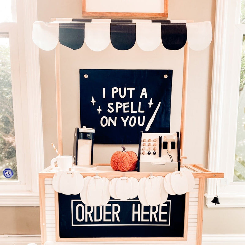 I put a spell on you banner Kids Halloween Decor