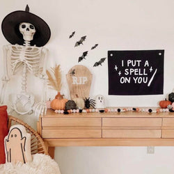 I put a spell on you banner Kids Halloween Decor