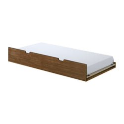 175261-008 : Component Trundle Bed w/ 7 pcs Slat Roll and Rubber Castors, Walnut