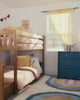 Video of little girl playing in her pecan bunk bed with stairs.