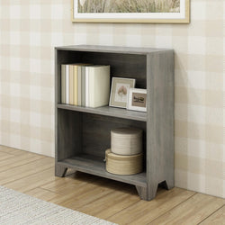 190245-185 : Furniture Farmhouse 2-Shelf Bookcase, Driftwood