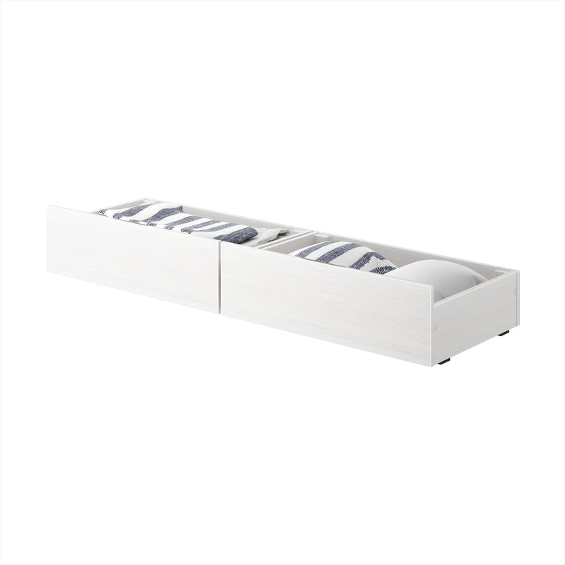190262-182 : Component K/D Underbed Storage Drawers (box of 2 pcs), White Wash