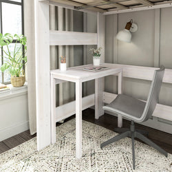 Loft Beds Max & Lily Modern Farmhouse Twin-Size High Loft Bed with Desk 